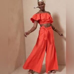 Banana Republic Ultra Wide Leg Linen Pants